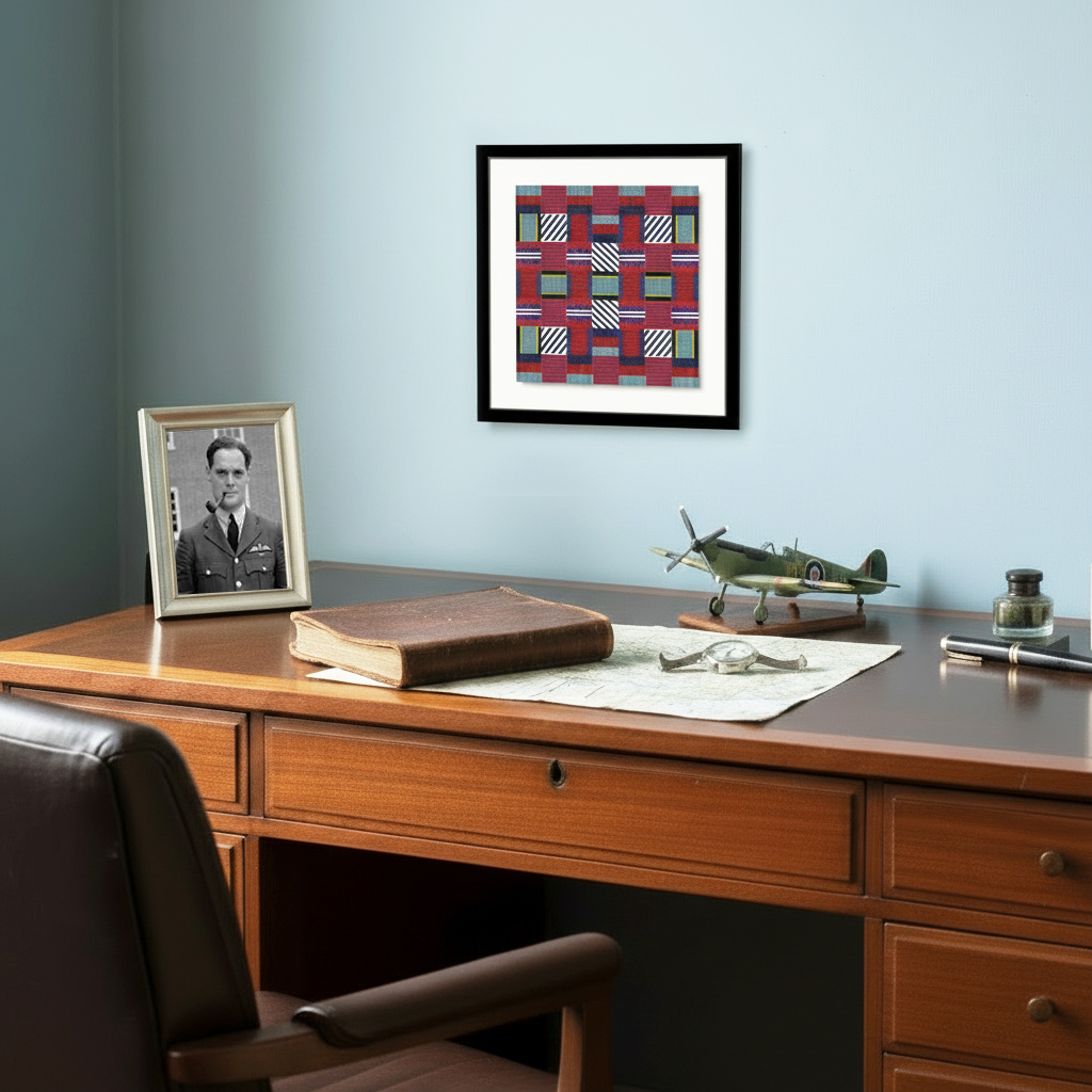 Weave of Honour handcrafted ribbon wall art display